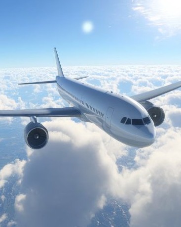 飛行機の写真